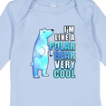 thumbnail image 4 of Inktastic Funny Polar Bear Boys or Girls Long Sleeve Baby Bodysuit, 4 of 5