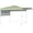 Green, variant on Costway 10x17 FT Pop Up Canopy Tent with Dual Adjustable Awnings, Silver-Coated Fabric White