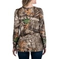 thumbnail image 4 of Women's Long Sleeve Camo Tee Hunting Performance Shirt by Realtree, Sizes S-2XL, 4 of 6