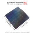thumbnail image 2 of ZOUSSIQI Double-Sided Build Plate, PEY Starry Sky + PEI Textured Spring Steel 257x257mm Without Soft Magnetic Base, Hot Bed Platform for K1/K1 Max Model 3D Printers CA919-29358, 2 of 9