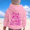 thumbnail image 4 of Toddler Girl Casual Long Sleeve Hoodies Graphic Cute Pullovers Top Clothes Size 3-4T ,Pink, 4 of 7