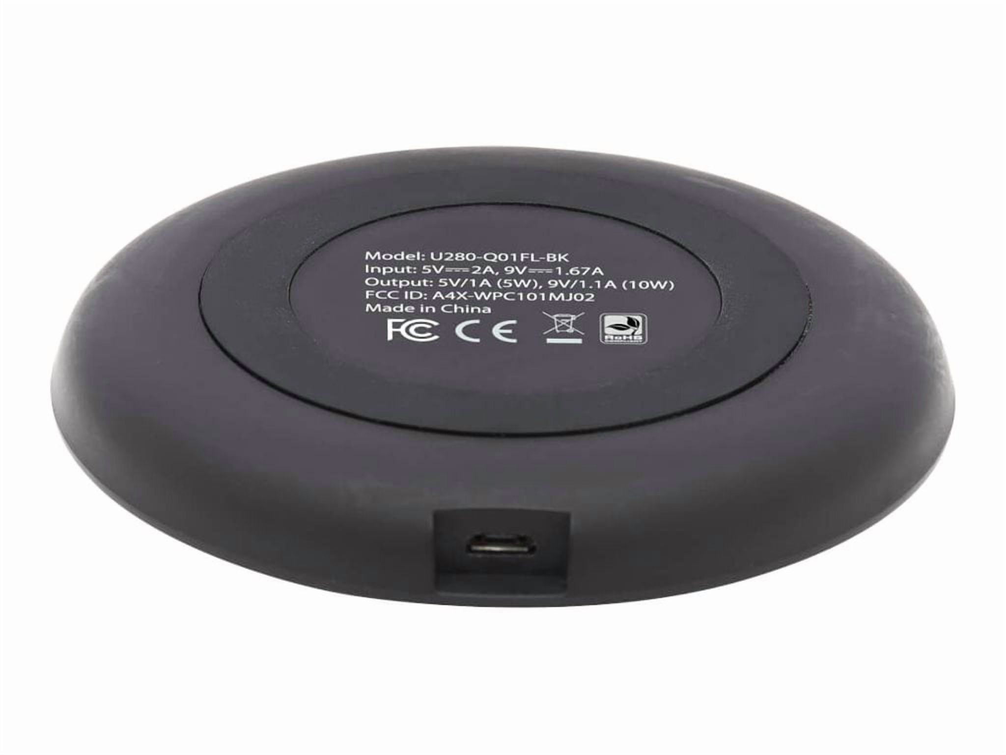 Tripp Lite U280-Q01FL-BK 10W Wireless Fast-Charging Pad - Black