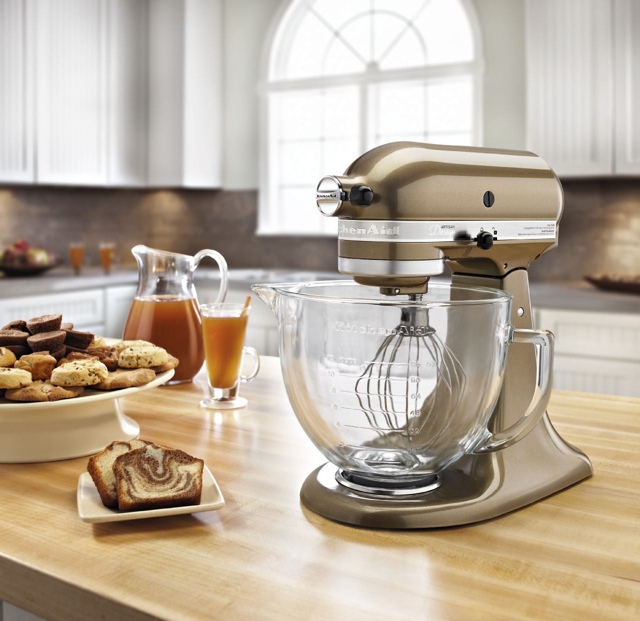 KitchenAid KSM155GB 5-quart Artisan Tilt-Head Stand Mixer - Bed