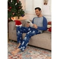 thumbnail image 7 of MINTREUS Men's Pajama Set Lightweight Sleepwear Long Sleeve Shirts and Bottoms Soft Comfy Pjs with Pockets, 7 of 7