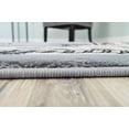 thumbnail image 6 of Glamour Hand Carved Thick Plush Pile Boho Traditional Oriental Floral Area Rug Carpet For Living Room Bedroom (Sand Grey Cream, 5' 3" x 5' 3" Round), 6 of 26