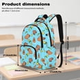 thumbnail image 7 of Yspwyqan 4 Piece Kids Backpack Set for Boys Girls Ages 8-15, Lightweight Capybara Lemon School Bag with Multiple Pockets, 17 Inch Bookbag with Lunch Bag Pencil Case for Elementary School, 7 of 7