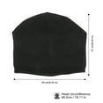 thumbnail image 4 of Chunky Knit Beanie Hat for Winter - Black, 4 of 4