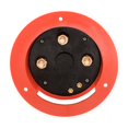 thumbnail image 3 of Attwood Marine Battery Disconnect Switch 14230-3 Used For Protection Against Theft; 6 Volt DC/12 Volt DC; Single Pole Triple Throw Switch; 5-1/2 Inch Base Diameter, 3 of 6