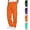 Orange, variant on Frnrwgo Mens Cargo Pants Loose Sports Drawstring Elastic Waist Pockets Pockets Solid Color Breathable Lightweight for Outdoor