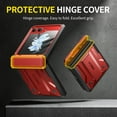 TONGATE for Z Flip 5 Case, Samsung Flip 5 Case with Hinge Protection, Drop Proof Full Body Cover