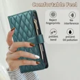thumbnail image 3 of Comes with a wristband, extra card slot flip cover, practical phone case, stylish PU leather magnetic flip cover phone case suitable for Samsung A50, 3 of 5