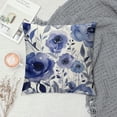 thumbnail image 2 of Nawypu  Watercolor Floral Leaves Abstract Plant Print Throw Pillows Modern Art Decoration Square Cushion Case Family Sofa Living Room Outdoor Decor Pillow Case (Purple), 2 of 5