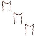 thumbnail image 3 of VONKY Exquisite Simulated Flower Vines Charming And Inviting Atmosphere With These Exquisite Simulated Flower Vines Such Big Red 45 roses 3Set, 3 of 6