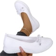 thumbnail image 6 of Domzle Women's Flat Shoes Comfortable Square-Toe Slip on Casual Dress Flats with Arch Support All-Day Standing Shoe White, 6 of 7