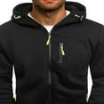 thumbnail image 4 of Veste à Capuche Zippée à Manches Longues pour Hommes, 4 of 6
