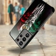 thumbnail image 2 of DALUX Hybrid Slim Phone Case Cover Compatible with Samsung Galaxy S22 Ultra 5G (2022) 6.8 inch - Melting Skull Mexico Flag, 2 of 2
