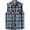 kj32_aqua, variant on Ma Croix Mens Plaid Sleeveless Button Shirt Flannel Pattern