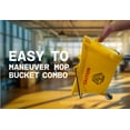 thumbnail image 6 of Mop Bucket 25 Quart | Side Press Wringer | 4 Wheels 2" | Yellow, 6 of 7
