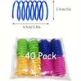 thumbnail image 1 of Jouet pour Chat à Ressort en Plastique Coloré, Balle Sautante, Fournitures pour Animaux, Ressorts en Plastique, Utilisé pour les Activités Intérieures - Jeu de Mise en Forme à Ressort en Spirale Coloré de 1 Po, Convient aux Chats, Chatons et Animaux (multi-col, 1 of 5