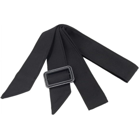 Women Trench Coat Belt 67 Inch Black Polyester Waistband Replacement Wind Coat Wide Tie Waist Belt Band Adjustable Buckle Belts DIY