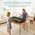 thumbnail image 2 of WBTER 40in Tabletop Foosball Table, Compact Mini Arcade Table Hand Soccer for Kids and Adults, Home, Game Room w/ 2 Balls, 2 of 7