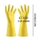 thumbnail image 2 of Guantes de Limpieza de Goma Gruesa, Resistentes Al Aceite y a Las Perforaciones, con Palma Antideslizante, Versátiles para Uso Doméstico y En La Cocina, de Goma Natural Duradera, 1 Par, 2 of 2