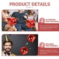 thumbnail image 2 of HLONK 5 Pcs Ballons en Aluminium Arche d'Anniversaire Bande Arches Enfant Homme Rouge, 2 of 8