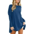 thumbnail image 5 of Dyfzdhu Long Sleeve T-shirt For Women Oversized T Shirts For Tunic Tops To Wear With Leggings Long Sleeve Fall Sweaters Dressy Tops Casual Top, 5 of 6