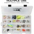 thumbnail image 3 of KastKing Tackle Boxes, Plastic Box, Plastic Storage Organizer Box with Removable Dividers - Fishing Tackle Storage,2 Packs, 3 of 7