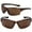 Tortoise/Tortoise, variant on 2 Pair of "The Skillful" Lightweight Sport Wrap Polarized Bifocal Sunglasses - Tortoise/Tortoise - 2.00