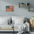 thumbnail image 2 of Stupell Industries US American Flag Wood Textured Design Framed Wall Art by Luke Wilson, 2 of 8