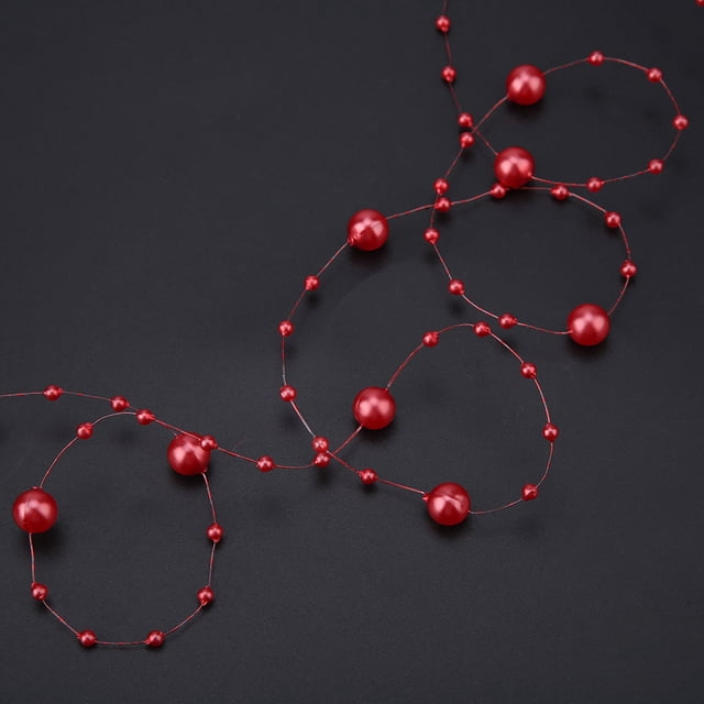 10M Roll Artificial Pearls String Beads Chain Garland For DIY Wedding Party Decoration Supplies DIY Crafts
