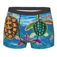 thumbnail image 5 of Uemuo Little Sea Turtles Pattern Men's Boxer Briefs,Trunk Anti-Chafing,Comfortable, Durable, and Stylish Underwear-X-Large, 5 of 9