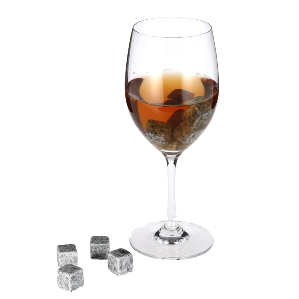 Reusable Whiskey Stones Chillers Granite Wine Drinks Cooler Ice Cubes Rocks 