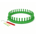 thumbnail image 2 of Complete Knitting Loom Set - 4 Size Round Weaving Kit with Hook & Pompom Maker, Beginner-Friendly Crochet Tools for Scarves/Hats, 2 of 5