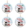 thumbnail image 1 of Adornos para árboles de Navidad Decoraciones para habitaciones Colgante de material de madera de 8 cm Wmkox8yii gf5851, 1 of 1
