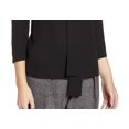 thumbnail image 3 of ANNE KLEIN Womens Black Long Sleeve Tie Neck Top Size: S, 3 of 3