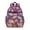 Purple-5, variant on Cute Avocado Lover Student Backpack with Fresh Green Fruit Pattern Lightweight Book Bag Featuring Kawaii Avocado Print and Adjustable Chest Strap