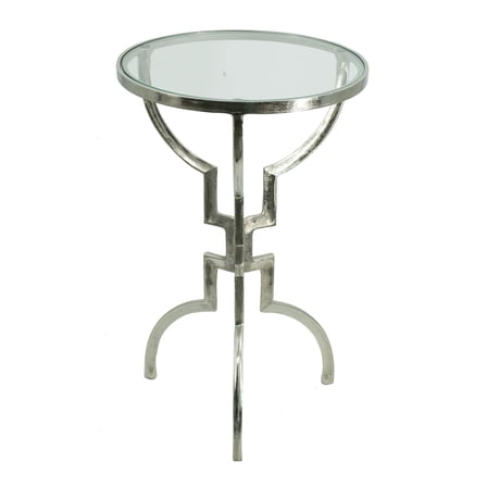 Silver Accent Table - Nickel