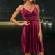 thumbnail image 2 of Vestido largo Fridja Moda Mujer Cuello V Sin Mangas Fruncido, 2 of 8