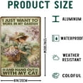 thumbnail image 2 of Metal Sign - 'I Just Want To Work In My Garden' Funny Vintage Tin Sign, Aluminum, Retro Wall Decor for Home Office, Farmhouse, Yard, Garden, Shop, Cafe - Indoor/Outdoor - 812 Inches, 2 of 11