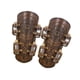 thumbnail image 2 of Brazaletes medievales para hombres y mujeres, accesorios de cosplay, disfraces, brazaletes Marrón, 2 of 9