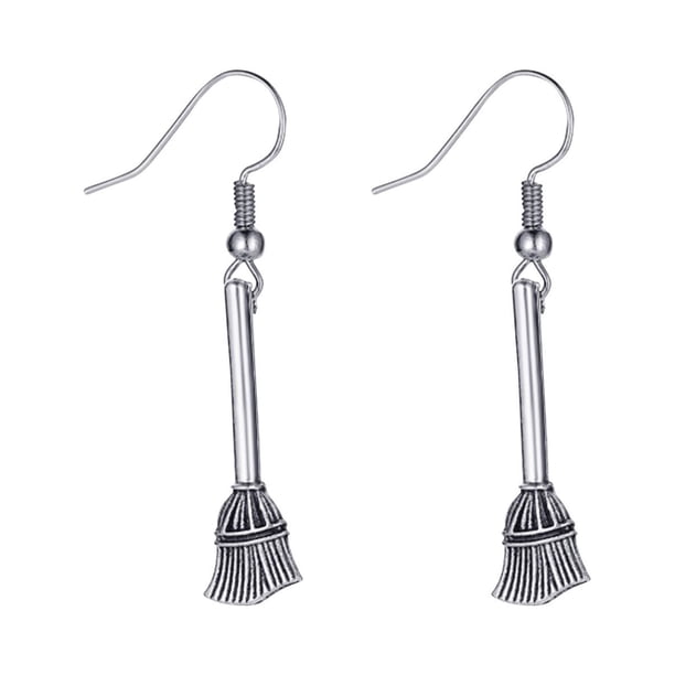 Fiudx Ofertas del día Pendientes de Halloween Pendientes de calavera y araña Pendientes desgastados