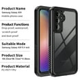 thumbnail image 6 of CASEFIV for Samsung Galaxy A54 5G Waterproof Case,Full Body IP68 Rugged Shockproof Case with Built-in Screen Protector Protective Cover,Black, 6 of 7