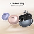 thumbnail image 3 of Tronsmart OpenFly Clip Open Ear Clip-on Earbuds, Secure Fit Bluetooth Wireless Earbuds with Deep Bass, Touch Control & 24H Playtime, for Workout, Running, Commuting, Rose Gold, 3 of 8