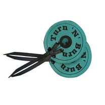 "Turn 'N' Burn" Teal Leather Bit Guards