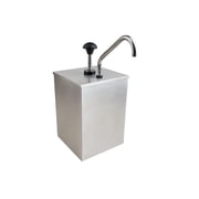 INTSUPERMAI Sauce Jam Dispenser Pump Squeeze Condiment Dispensing Stainless Steel
