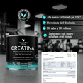 thumbnail image 4 of Creatina Monohidratada Micronizada Valara Nutrition 250gr, 50 Porciones, Alta Pureza, 4 of 7
