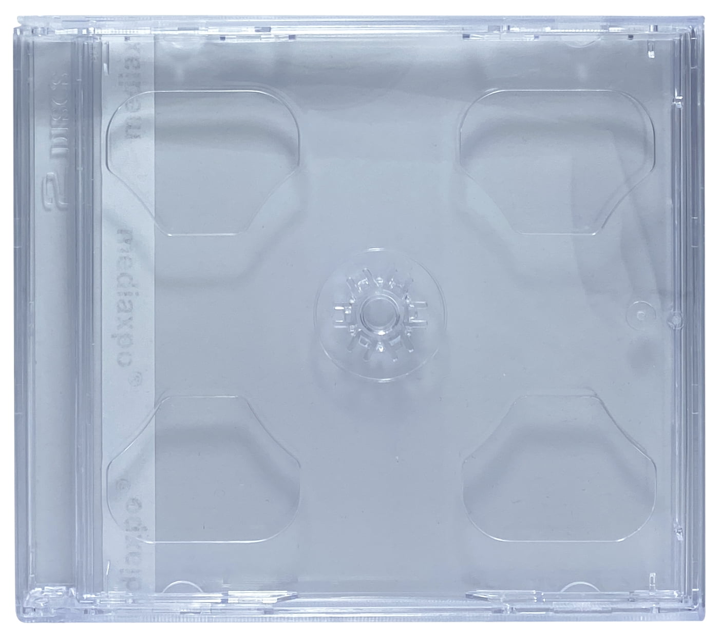 CheckOutStore 25 Standard Clear Double CD Jewel Case