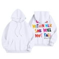 thumbnail image 2 of Christian Hoodies for Women God Is Within Her She Will Never Fall Hoodie with Pockets Hooded Sweatshirt Pullover Tops, 2 of 6